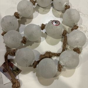 Frosted Glass Ball String Lights